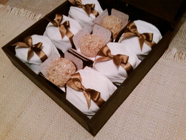 Caixas para doces e bem casados